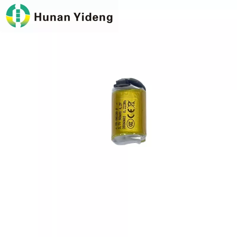 08120 3.7V 60mAh Li Polymer Sorcóireach Battery