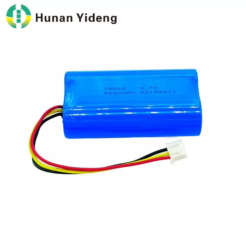 18650 3.7V 5200mAh Ceallraí Sorcóireacha Litiam ian In-athluchtaithe