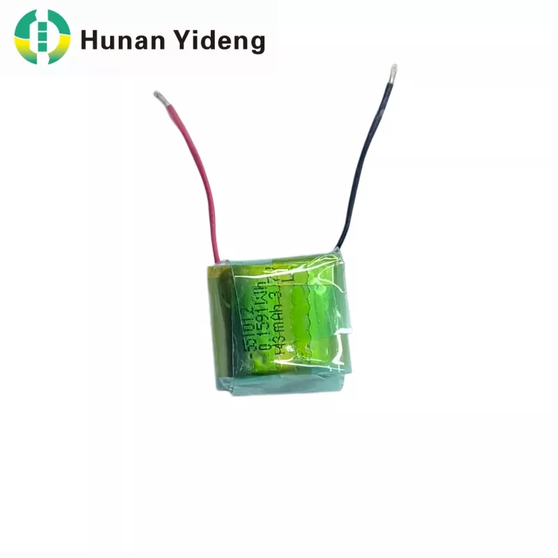 551012 3.7V 43mah Bréagáin Leictreach Li Polymer Battery
