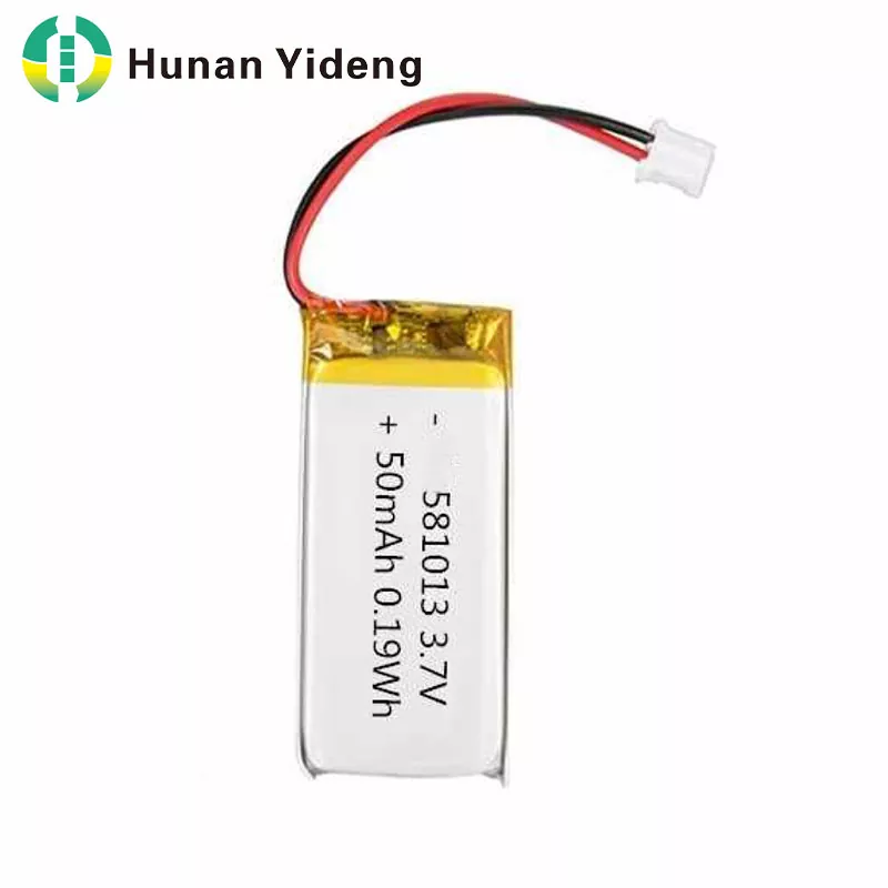 581013 3.7v 50mah Litiam Polymer Li Ion Lipo Battery