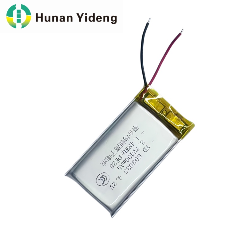 602035 3.7v 400mAh Litiam Ion Battery le haghaidh Sofa Cliste