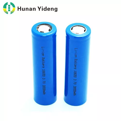 High Capacity 18650 Cylindrical Lithium Ion Battery 3.7V 3000mAh